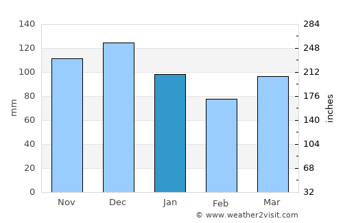 Chandler average rain in January