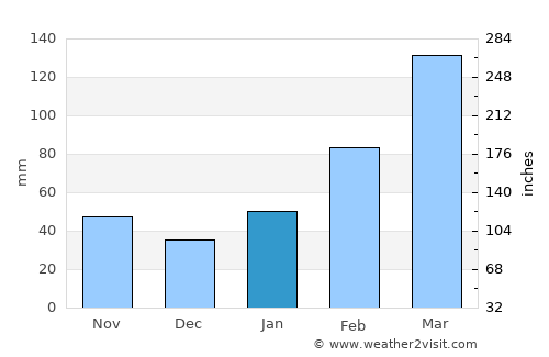Changchun average rain in January