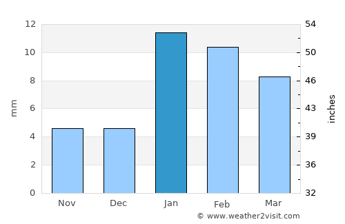 Charkhi Dādri average rain in January