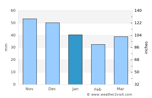 Chashniki average rain in January