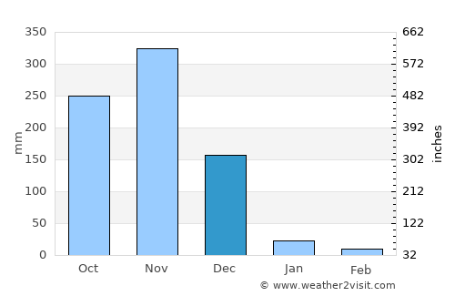 Cheyyur average rain in December