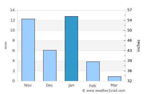 Churumuco de Morelos average rain in January