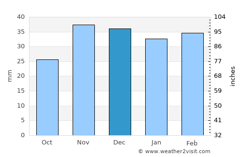 Cimişlia average rain in December