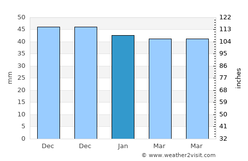 Ciocăneşti average rain in January