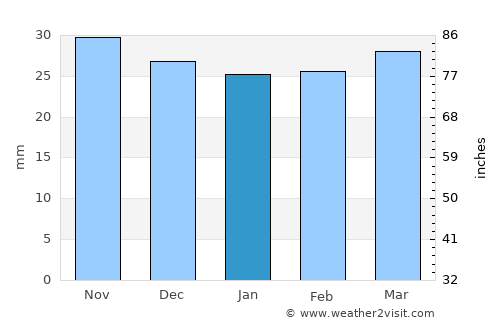 Ciprian Porumbescu average rain in January