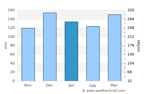Clinton average rain in January