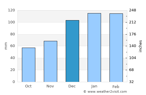 Cochran average rain in December