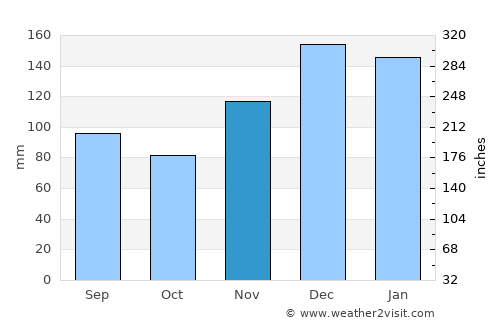 Collins average rain in November