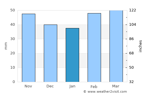 Comanche average rain in January