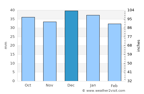 Craig average rain in December