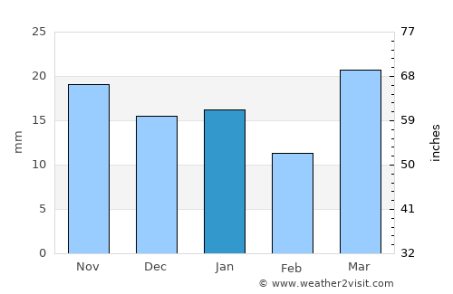 Crookston average rain in January