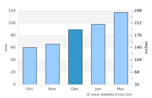 Cross City average rain in December