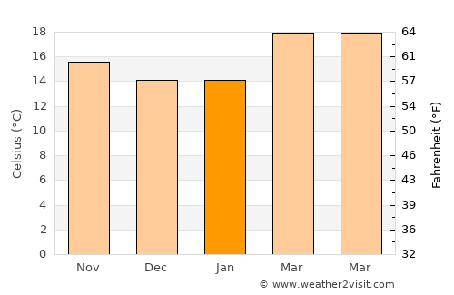 Cuapiaxtla de Madero average temperature in January