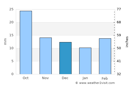 Custer average rain in December