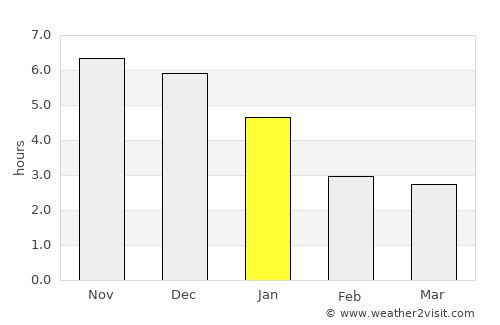 Dasha average rain in January