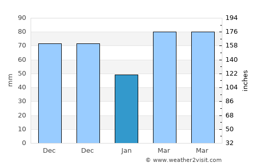 Decatur average rain in January
