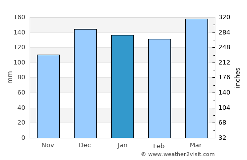 Decatur average rain in January