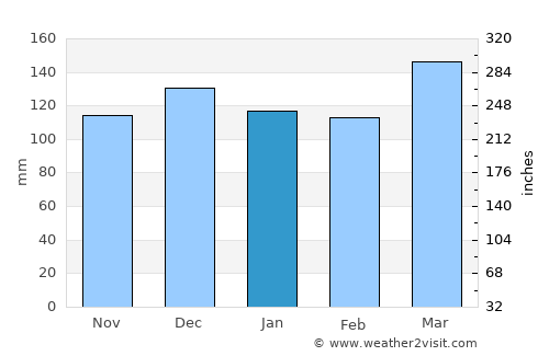 Decatur average rain in January