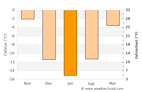 Detroit Lakes average temperature in January