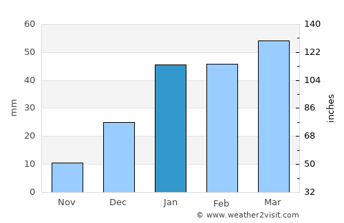 Dhaunkal average rain in January