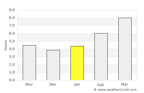Dillon average rain in January