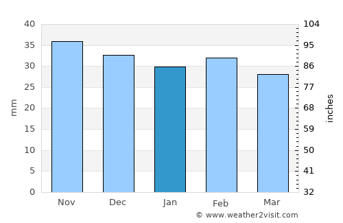 Dimitrie Cantemir average rain in January