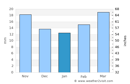 Dimmitt average rain in January