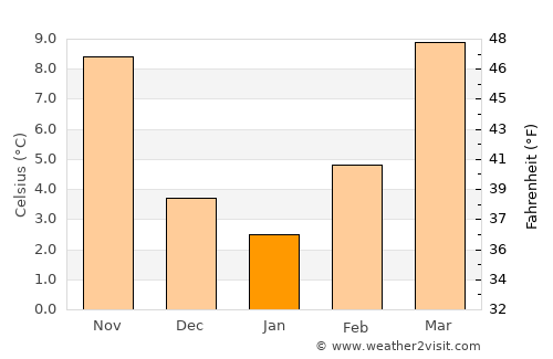 Dimmitt average temperature in January