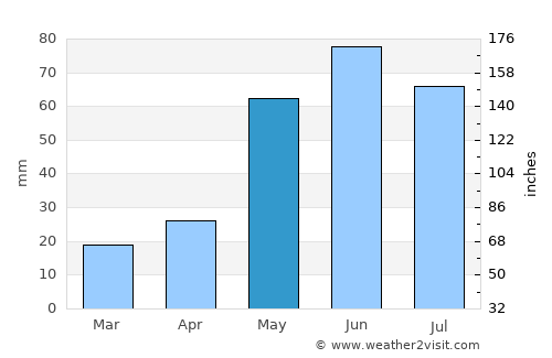 Dimmitt average rain in May
