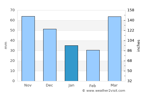Dixon average rain in January