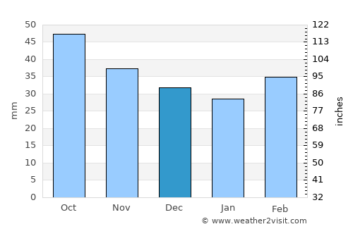 Diyadin average rain in December