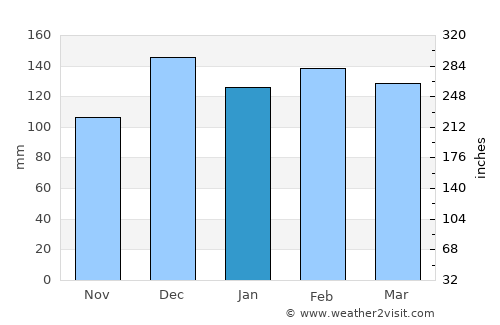 Donaldsonville average rain in January