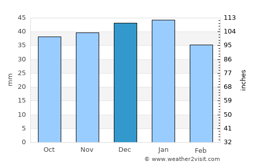 Driggs average rain in December