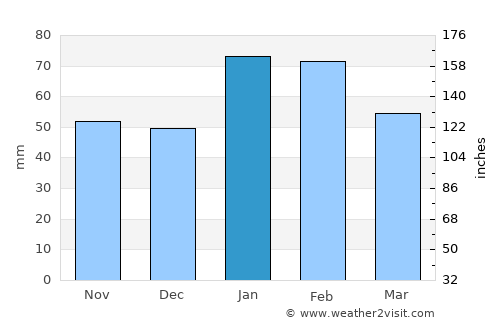 Dubbo average rain in January