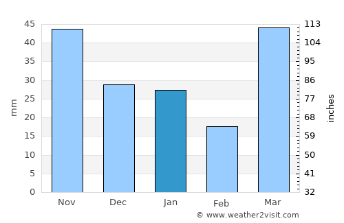 Duluth average rain in January