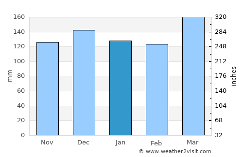 Dunlap average rain in January