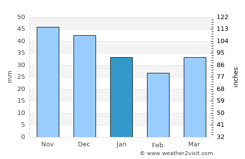 Dyat’kovo average rain in January