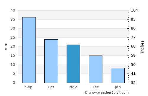 Dzel average rain in November