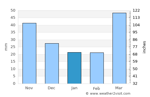 Eagan average rain in January