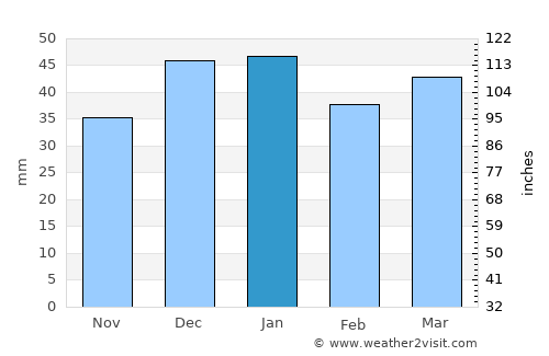 Eagle average rain in January