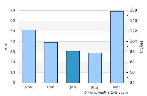 Edina average rain in January