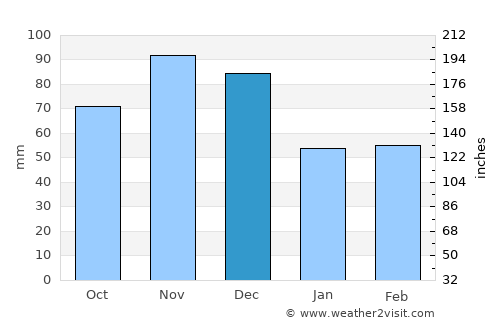 Effingham average rain in December