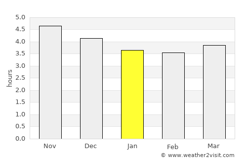 Eirunepé average rain in January