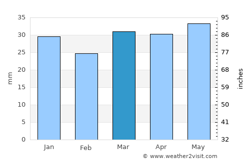 Elko average rain in March