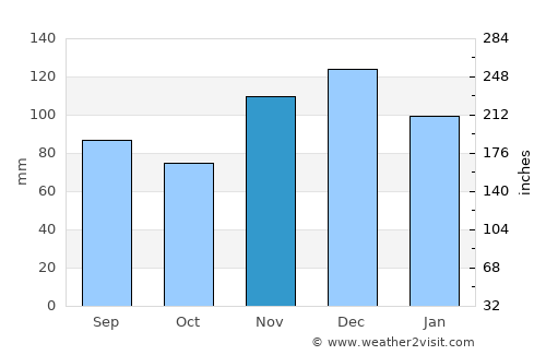 Elkton average rain in November