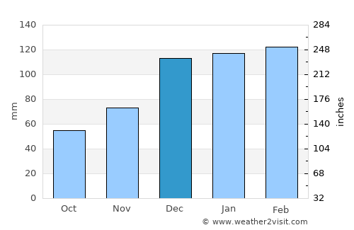 Ellaville average rain in December