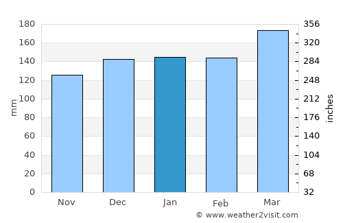 Ellijay average rain in January