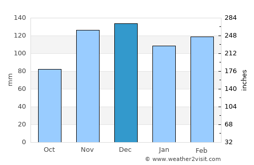 Erin average rain in December