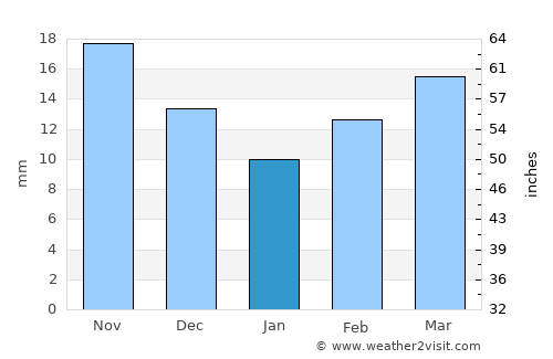 Farwell average rain in January
