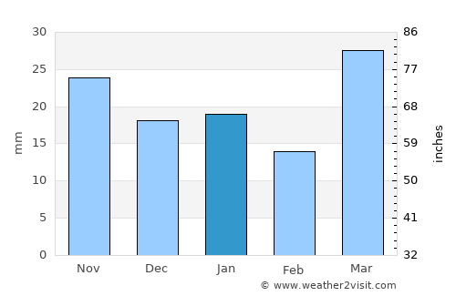 Fergus Falls average rain in January